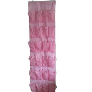 Pink Shoe Organizer No Hook Included
